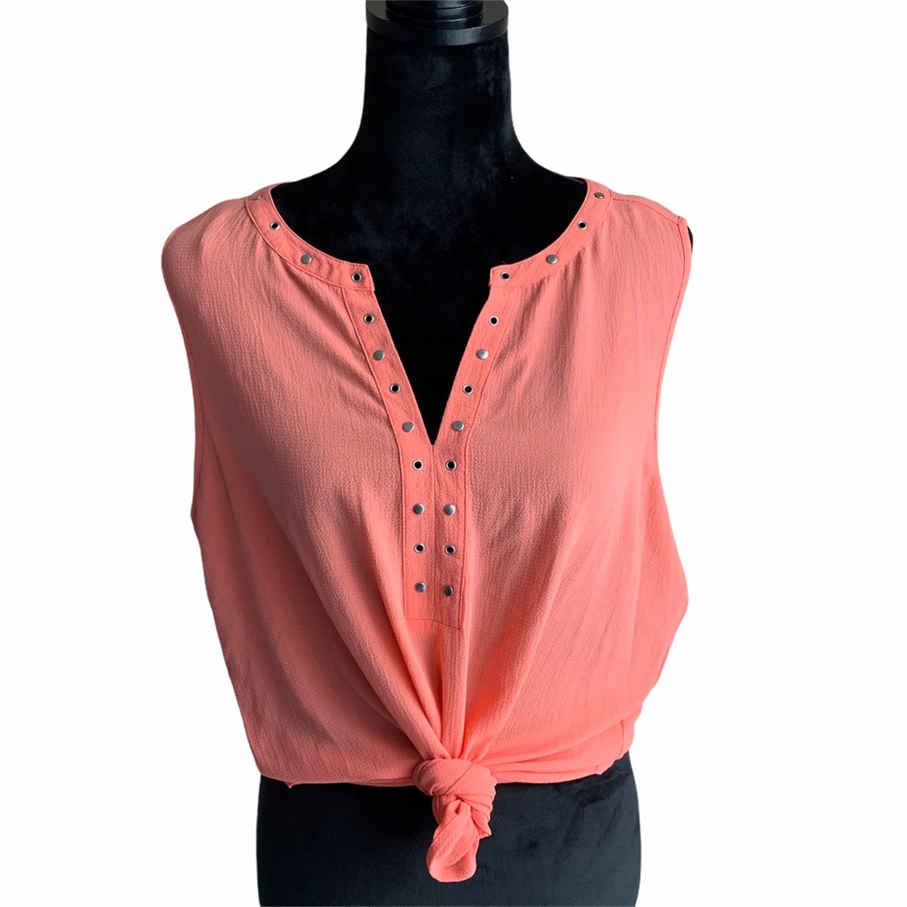 Zac & Rachel Sheer Sleeveless Blouse